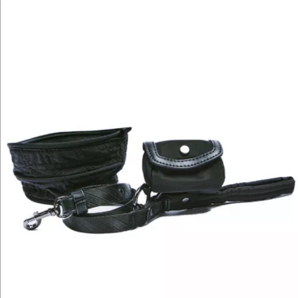 Zara Black Pet Accessories Box Includes Leash, Bag Carrier, Dish